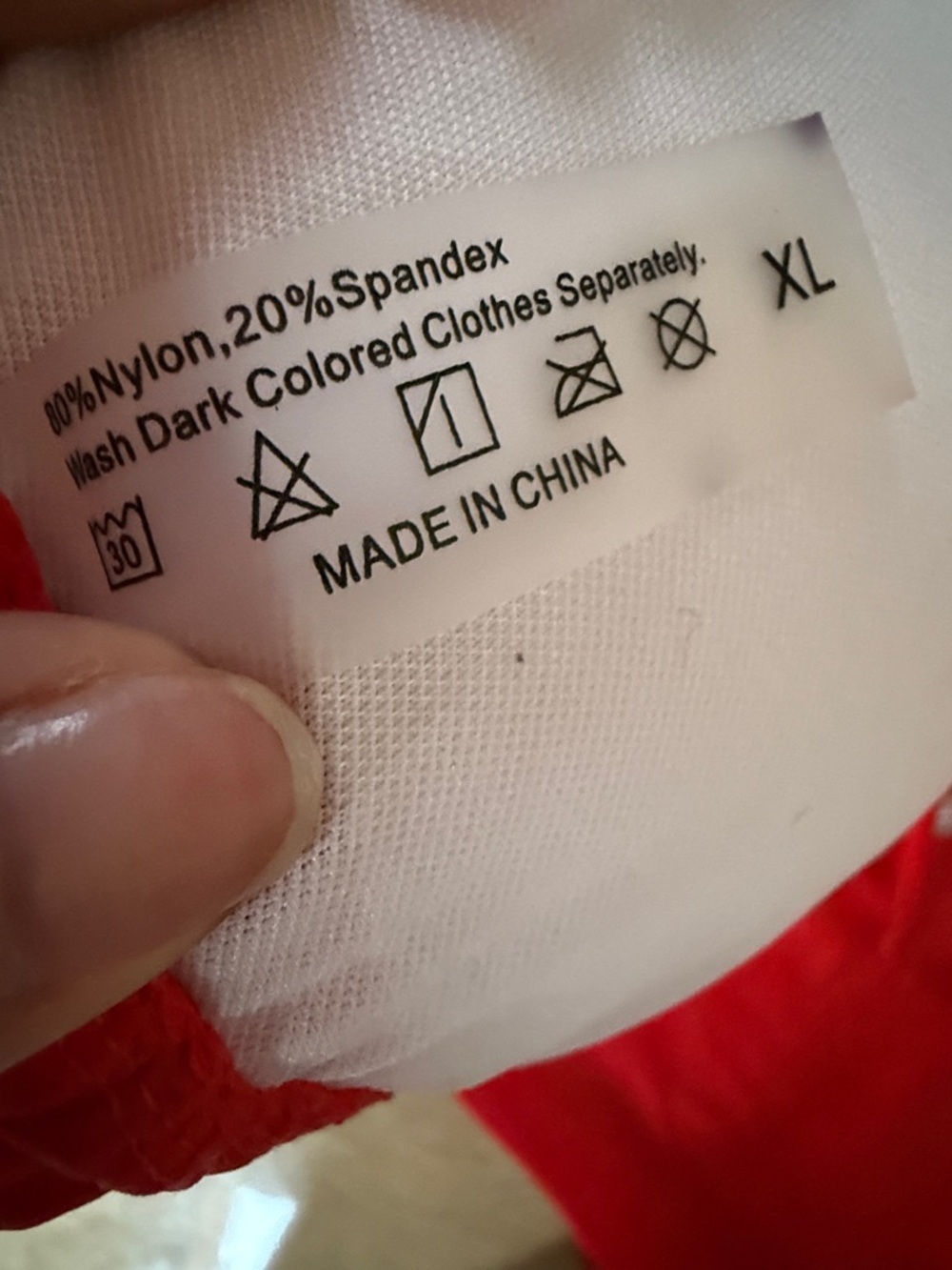 H&M Red Ruffle Triangle Bikini - Picture 3 of 3